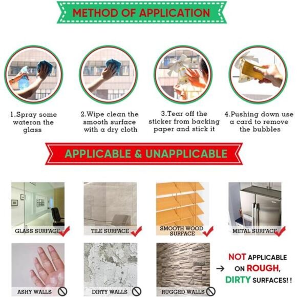 251PCS 3D Christmas Snowflake Window Clings - Holiday Decorations for Glass - Picture 7 of 8